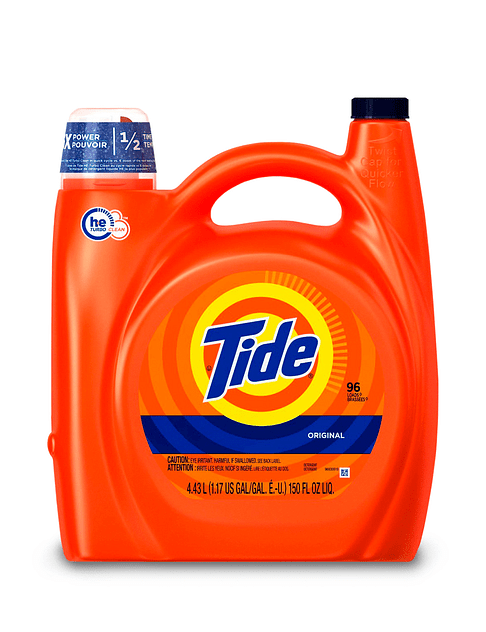 Tide Detergente liquido concentrado