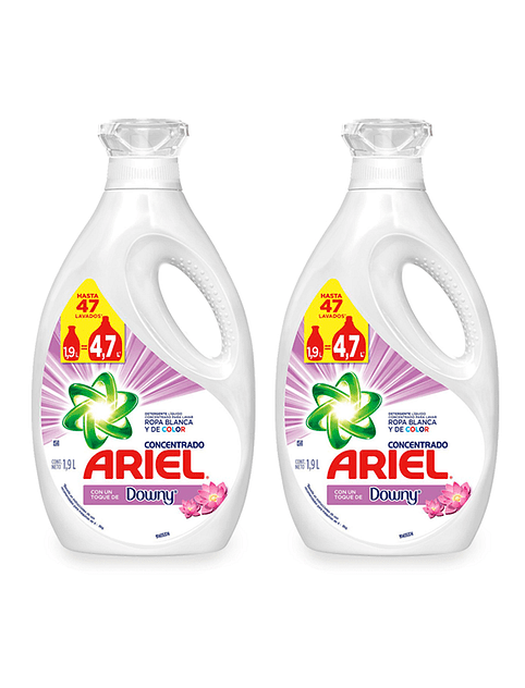 Detergente liquido concentrado + Toque Downy