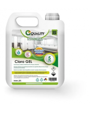 Cloro Gel Concentrado - Industrial 5 Lts